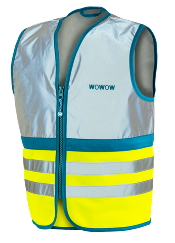 Wowow Wasabi Fluo jasje voor kids - Full reflective